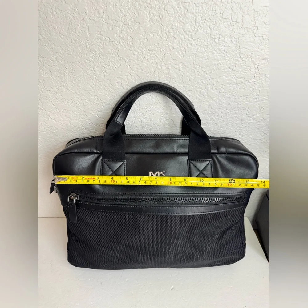 MICHAEL KORS Men’s Brooklyn Nylon Briefcase Black